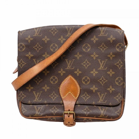 Louis Vuitton Monogram Cartouchiere GM Shoulder Bag M51252 Brown Women's - Picture 1 of 10